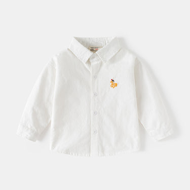 Boy's Denim Shirt Long Sleeve Shirt Kids Top