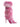 Pink Feather Pointed Toe Stiletto Heels Boots Crystal Chain High Boots Women Fashion Winter Keep Warm Long Boots