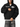 Olvaxe Chunky-Zip Hoodie — Black, AI-generated male model simulation with sunglasses, Capuche-Levee
