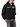 Olvaxe Chunky-Zip Hoodie — Black, AI-generated male model simulation with sunglasses, Trois-Quarts-Droite