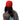 Red — Native Printful mockup: female rear view; undecorated back.
