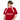 AI-generated styling illustration: Dark Olive arrow corduroy cap, opposite three-quarter view with red styling shirt. Cap only; other clothing and accessories not included.