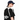 AI-generated styling illustration: Oxford Navy arrow corduroy cap, rear three-quarter view showing the plain cap back. Cap only; other clothing and accessories not included.