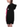 Olvaxe Chunky-Zip Hoodie — Black with Rose Red, AI-generated model simulation, pose 5