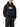 Olvaxe Contrast-Stitched Boxy Fleece Hoodie — model mockup pose 3