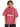 Olvaxe Snow Washed Kids T-Shirt in Cherry Color, leaning forward, hands in pockets — AI worn-product simulation, full head
