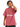 Olvaxe Snow Washed Kids T-Shirt in Cherry Color, hand at ear, arm raised — AI worn-product simulation, full head