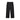 Native product mockup: back view of Olvaxe black RK0033 fleece sweatpants with open hems and no back print.