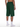 Olvaxe Dark Green Heavyweight Raw Edge Shorts — cropped model view