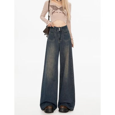 Casual Wide-Leg Jeans for Women