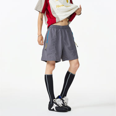 Breathable Loose Casual Shorts Straight Leg Wide-Leg Student Shorts