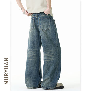 Pants Men Loose Straight Leg Commuter