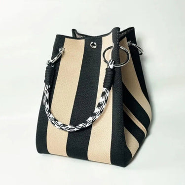 Bucket bag, woven bag, knitted hand-carry bag, single-shoulder bag