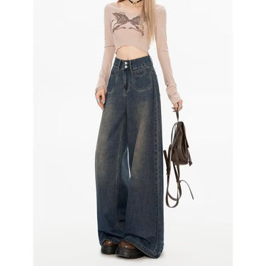 Casual Wide-Leg Jeans for Women