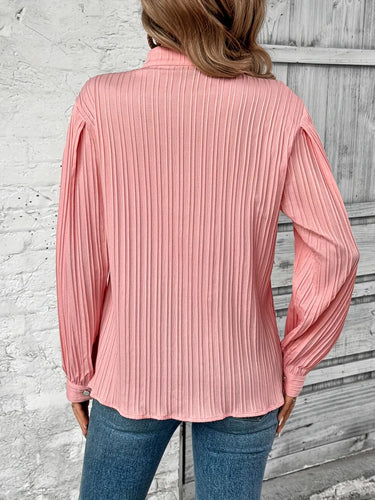 New European and American Jacquard Long Sleeve Shirt