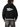 Olvaxe Chunky-Zip Hoodie — Black, AI-generated male model simulation with sunglasses, Dos