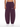 Olvaxe piping fleece barrel leg sweatpants in Plum Purple - AI-generated male model simulation - Front