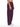 Olvaxe piping fleece barrel leg sweatpants in Plum Purple - AI-generated male model simulation - Side