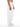 Olvaxe piping fleece barrel leg sweatpants in White - AI-generated male model simulation - Side