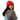Red — Native Printful mockup: female model three-quarter.