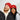 Red — Native Printful mockup: male and female models.