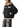 AI-generated styling simulation: sunglasses model wearing Olvaxe hoodie with hands in pockets