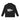 Olvaxe MT0064 black quarter-zip, native back view with white arrow
