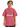 Olvaxe Snow Washed Kids T-Shirt in Cherry Color, straight-on, arms at sides — AI worn-product simulation, full head