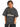 Olvaxe Snow Washed Kids T-Shirt in Dark Gray, leaning forward, hands in pockets — AI worn-product simulation, full head