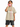 Olvaxe Snow Washed Kids T-Shirt in Khaki, pink telephone receiver — AI worn-product simulation, full head