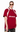 Olvaxe RT0008 Red, front three-quarter pose; AI-styled simulation based on the official model photo, with generated missing head and simulated print.