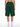 Olvaxe Dark Green Heavyweight Raw Edge Shorts — cropped model view