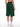 Olvaxe Dark Green Heavyweight Raw Edge Shorts — cropped model view