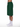Olvaxe Dark Green Heavyweight Raw Edge Shorts — cropped model view